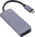 Miniatyrbillede 1 af 5: InLine® multifunktionshub USB 3.2 Gen.1, 2x USB-A 5Gb/s + HDMI 4K/30Hz + USB Type-C PD 87W, aluminium, grå (33271H)