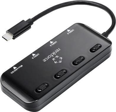 RF-Hub-321 3+2-portar USB 3.2 Gen 1 Hub 3.0 Svart (RF-4995194)