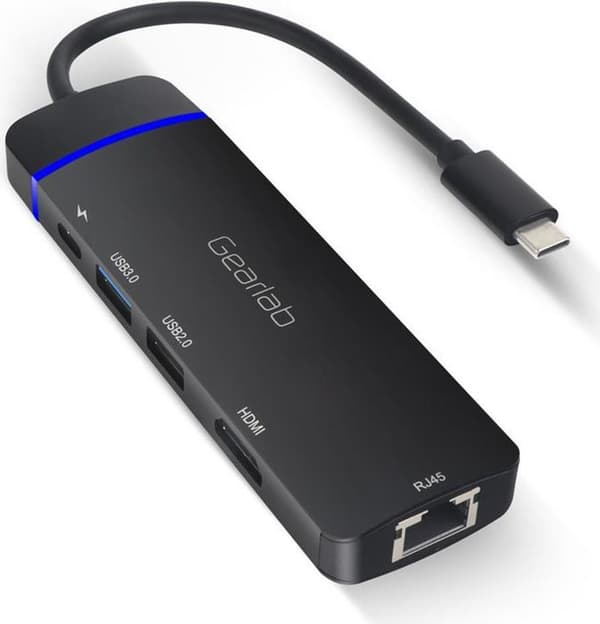Gearlab GLB235420 - USB 3.2 Gen 1 (3.1 Gen 1) Typ-C - HDMI - RJ-45 - USB 2.0 - USB 3.2 Gen 1 (3.1 Gen 1) Typ-A - USB 3.2 Gen 1 (3.1 Gen 1) Typ-C - USB