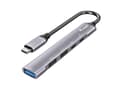 Miniatyrbild 1 av 6: Utrusta 5-portars USB 3.0/2.0-hubb med USB-C 100W USB PD - USB 3.2 Gen 1 (3.1 Gen 1) Typ-C - USB 2.0 - USB 3.2 Gen 1 (3.1 Gen 1) Typ-A - USB 3.2 Gen 1