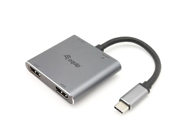 Utrusta 133484 Interface Hub USB 3.2 Gen 1 (3.1 Gen 1) Type-C 5000 Mbit/s Silver (133484)