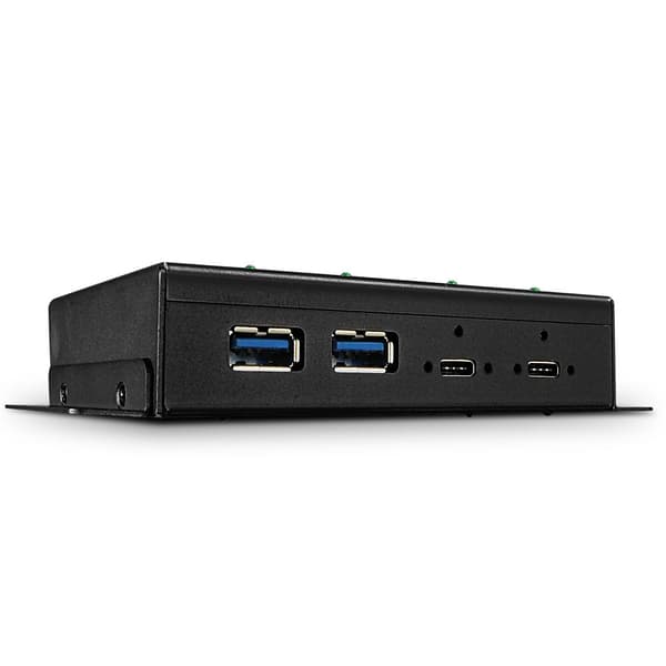 Lindy 4 Port USB 3.1 Gen 2 Type C Metal Hub - Hub - 4 x USB 3.1 Gen 2