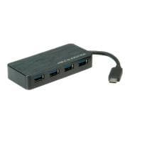 ROLINE USB3.0 hub type C - 4x type A virtapistokkeella (14.02.5035)