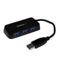 Miniatyrbild 1 av 5: Startech Portable 4-Port SuperSpeed ​​​​USB 3.0 Hub – Svart