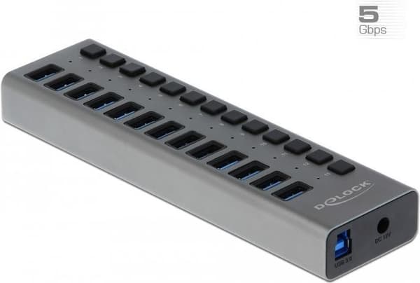 Delock - Hub - 13 x SuperSpeed USB3.0 - Desktop (63738)