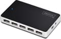 Miniatyrbild 1 av 5: Digitus DA-70229 10 portar USB 2.0 hubb Svart,Silver