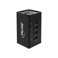 INLINE - Hub - 4x SuperSpeed USB 3.0 - Desktop