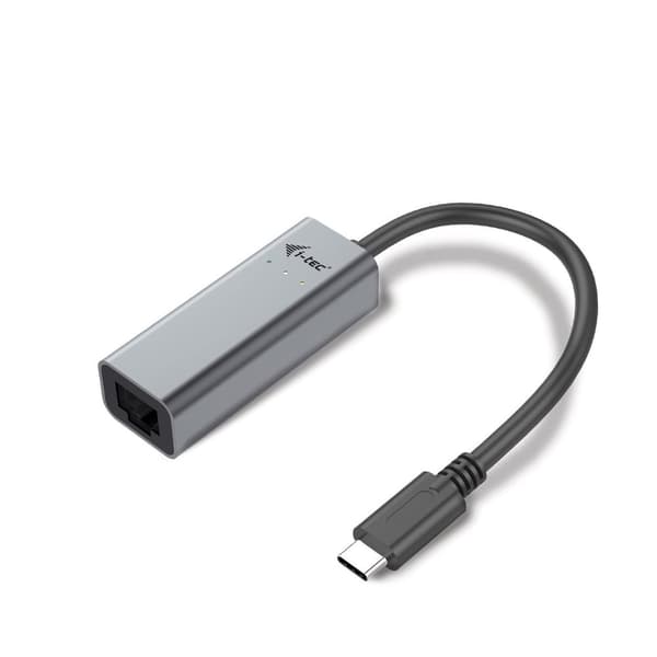Comdis i-Tec USB-C Metal Gigabit Ethernet Adapter - Netværksadapter - USB-C 3.1 / Thunderbolt 3 - Gigabit Ethernet x 1 - Space grey (C31METALGLAN) Grå