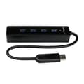 Miniatyrbild 1 av 4: StarTech 4-ports bärbar SuperSpeed ​​​​USB 3.0 Hub med integrerad kabel