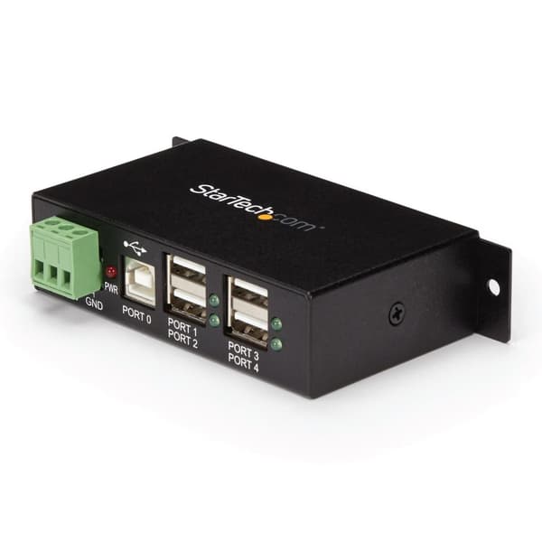 StarTech Monterbar 4-ports robust industriell USB-hubb