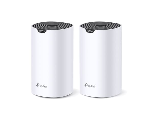 TP-Link DECO S7 (2-Pack), Hvit, Innvendig lys, Mesh ruter, 520 m², Dobbelbånd (2.4 GHz / 5 GHz), Wi-Fi 5 (802.11ac)