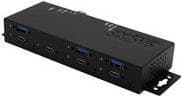 Exsys EX-1237HMVS - Hub - 3 x USB 3.2 Gen 2 + 4 x USB-C 3.2 Gen 2 - Desktop, vægmonterbar