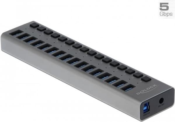 Delock - Hub - 16 x SuperSpeed USB3.0 - Desktop (63739)