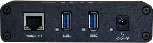 Digi AW02-G300 interface hub USB 3.2 Gen 1 (3.1 Gen 1) Type-A 1000 Mbit/s Sort