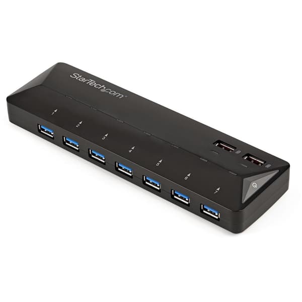 7-PT USB 3.0 HUB + 2X 2.4A LADDNINGSPORTAR