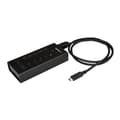 Miniatyrbild 1 av 3: StarTech.com 7-portars USB-hubb - USB-A till 5x USB-A och 2x USB-C - USB 3.0 - Metall - Industriell USB-hubb - Monterbar USB-hubb - Hub - 5 x SuperSpe