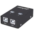Miniatyrbild 1 av 6: Manhattan 2-Port USB 2.0 Switcher (För att dela en USB-enhet, växla via kortkommando) & AmazonBasics - USB-kabel, USB A hane till USB B hane, USB 2.0,