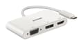 Miniatyrbillede 1 af 4: D-Link DUB-V310 - Videoforbindelse - DisplayPort / HDMI / VGA - USB-C (M) til HD-15 (VGA), HDMI, DisplayPort (W) - 11 cm - 4K-understøttelse (DUB-V310