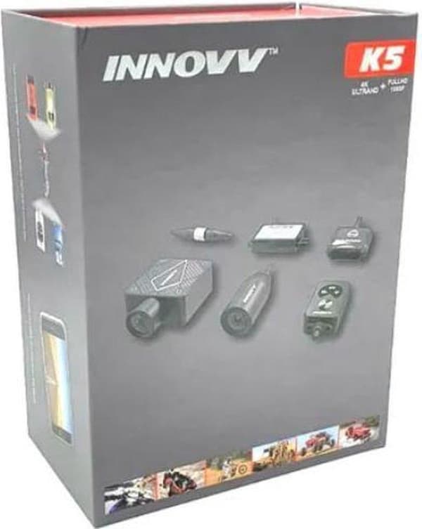 Innovv K5 2CH Dual True 4K Wifi GPS Motorcykel Dash Cam