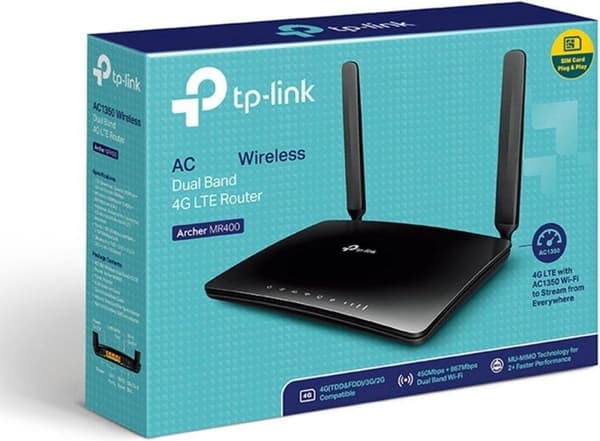 TP-Link AC1200 trådløs Dual Band 4G LTE-router