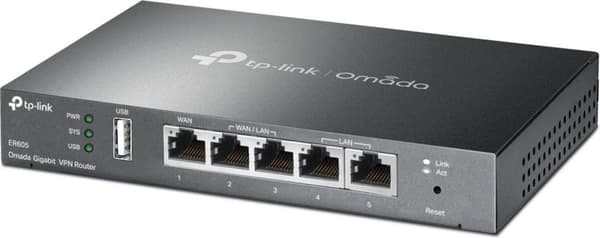 Gigabit VPN-reititin TP-LINK TL-ER605, 5 porttia