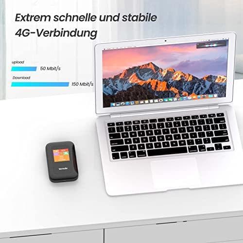 Tenda 4G185 V2.0 trådløs router Enkeltbånd (2,4 GHz) 3G 4G Sort