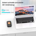 Miniatyrbillede 2 af 6: Tenda 4G185 V2.0 trådløs router Enkeltbånd (2,4 GHz) 3G 4G Sort