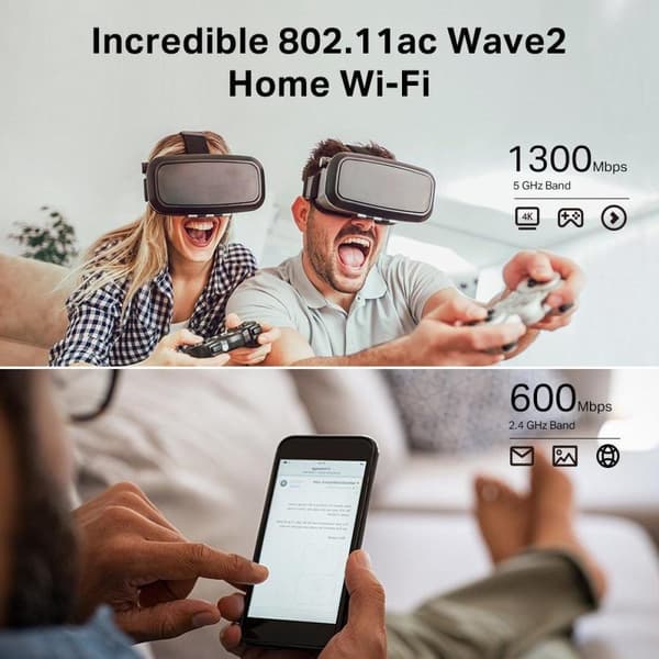 TP-Link AC1900 trådløs MU-MIMO Wi-Fi-router