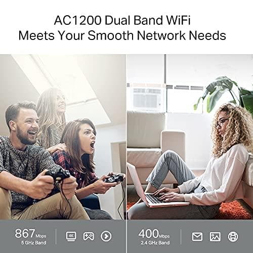 TP-LINK ARCHER C64 kaksikaistainen WLAN-reititin, musta
