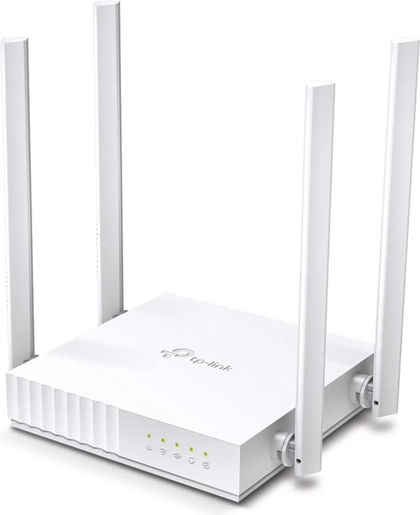 TP-LINK ARCHER C24 trådlös router Fast Ethernet Dual-band (2,4 GHz / 5 GHz) Vit