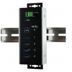 Exsys EX-1185HMVS-WT Metal USB3.0 Hub (4 porte)