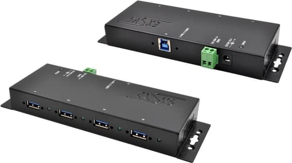 EXSYS EX-1183HMVS-2 Interface Hub USB 3.2 Gen 1 (3.1 Gen 1) Typ-B 5000 Mbit/s Svart (EX-1183HMVS-2)