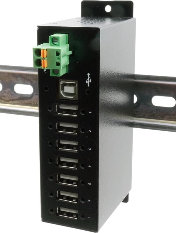 EXSYS EX-1179HMVS Interface Hub USB 2.0 Type-B 480 Mbit/s Svart (EX-1179HMVS)