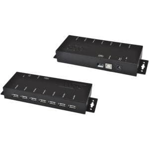 EXSYS EX-1178S Interface Hub USB 2.0 480 Mbit/s Svart (EX-1178S)