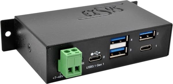 Exsys 4-porttinen USB 3.0-C -keskitin (EX-1195HMS)