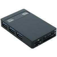 EXSYS EX-1635 - Memory Stick (MS) - MicroSD (TransFlash) - MMC - MS Micro (M2) - SD - SDHC - SmartMedia - Svart - 5000 Mbit/s - CE - FCC - RoHS - USB