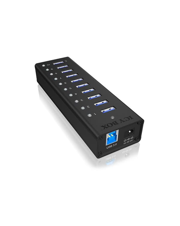 Raidsonic ICY BOX IB-AC6110 10-portars USB 3.0 Hub