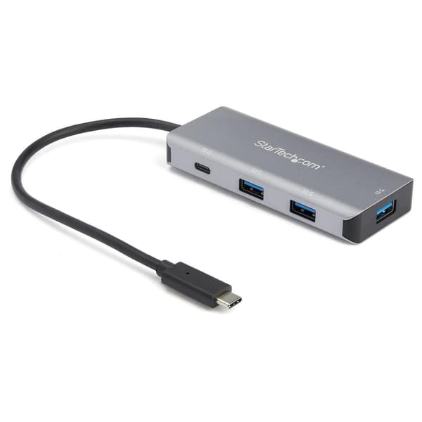 StarTech.com 4-ports USB-C-hubb (10 Gbit/s, 3 x USB-A och 1x USB-C, 25 cm USB-C-anslutningskabel)