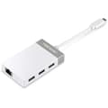 Miniatyrbillede 1 af 6: TRENDnet TUC-ETGH3 - Netværksadapter - USB-C - 1000Base-T x 1 + USB3.0 x 3 (TUC-ETGH3)