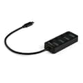 Pikkukuva 1 / 5: StarTech.com 4-porttinen USB-C-keskitin - 4x USB-A erillisillä päälle/pois-kytkimillä - Mobiili USB C - USB 3.0 -jakaja - USB Type-C -jakaja