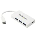 Miniatyrbillede 1 af 5: StarTech 4-ports USB-C Hub - USB-C til 1x USB-C og 3x USB-A - USB 3.0 - Hub - 3x SuperSpeed USB 3.0 + 1x USB 3.1 - Desktop