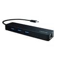 Miniatyrbillede 1 af 3: Logilink USB-C-hub, 3 porte + Gigabit-adapter - Hub - 3 x USB 3.1 Gen 1 + 1 x 10/100/1000 - Desktop (UA0313)