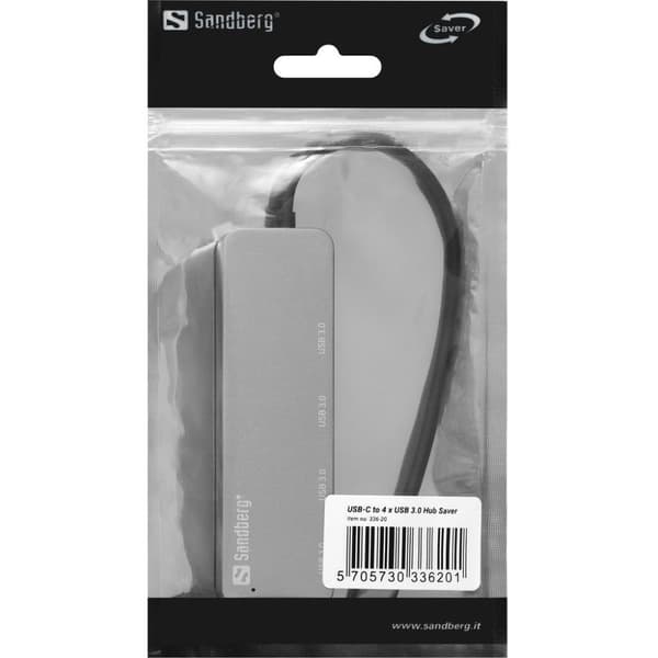 Sandberg USB-C til 4 x USB 3.0 Hub SAVER
