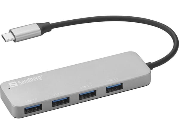 Sandberg USB-C til 4 x USB 3.0 Hub SAVER