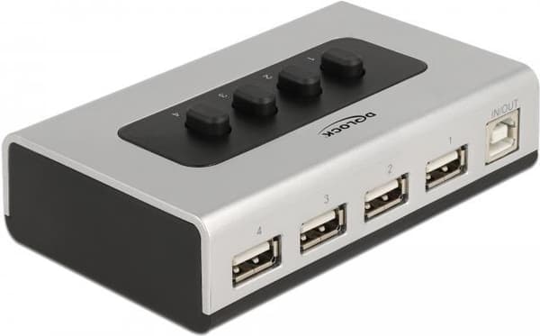 Delock - Hub - 4 x USB2.0 - Desktop (87762)