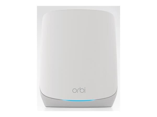NETGEAR Orbi RBK762S - Wi-Fi-system - (ruter, utvider) - inntil 5000 kvadratfot - maske 1GbE - Wi-Fi 6 - Trippelbånd
