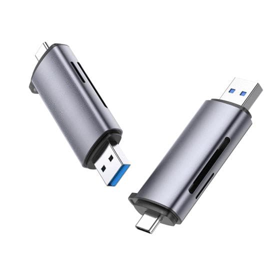 USB-C og USB-A kortlæser - USB 3.0 5 Gbps - USB-C OTG funktion