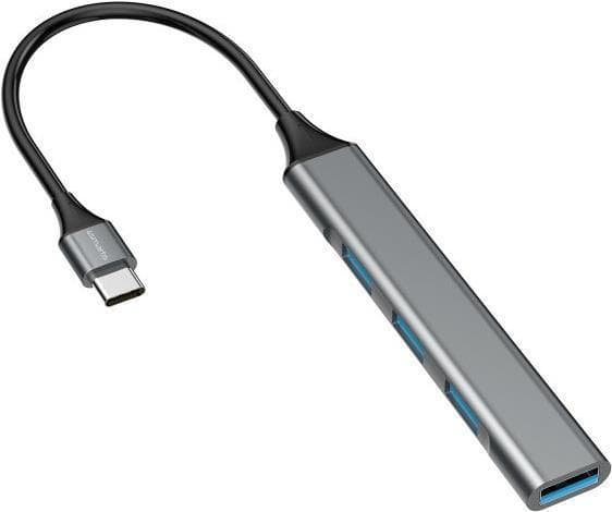 4smarts 456908 Interface Hub USB 3.2 Gen 1 (3.1 Gen 1) Type-C 5000 Mbit/s Grå (456908)
