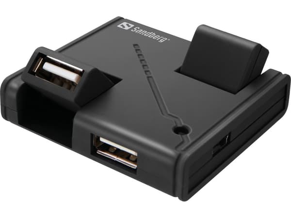 Sandberg USB Hub 4 Portar - Hub - 4 x USB 2.0 - Desktop