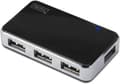 Miniatyrbild 1 av 4: Digitus DA-70220 4 portar USB 2.0 hubb Svart,Silver